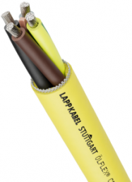Rubber conveyor equipment cable ÖLFLEX CRANE VS (N)SHTÖU 7 G 2.5 mm², AWG 14, unshielded, yellow